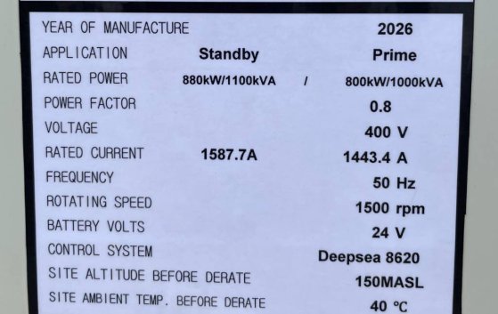 Cummins KTA38-G5 - 1100 kVA Generator - DPX-18815 KTA38-G5 - 1100 kVA Generator - DPX-18815 2026 1 Generators image 28