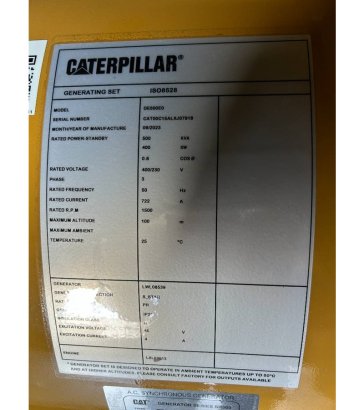 CAT DE500E0 - C15 - 500 kVA Generator - DPX-18026 DE500E0 - C15 - 500 kVA Generator - DPX-18026 2025 1 Generators image 6