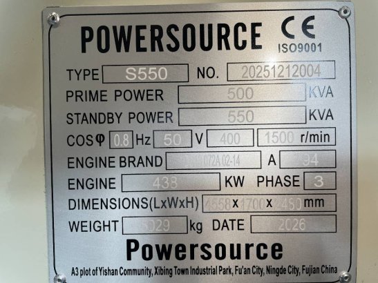 Scania DC13 072A - 550 kVA Generator - DPX-19764 DC13 072A - 550 kVA Generator - DPX-19764 2026 1 Generators image 21