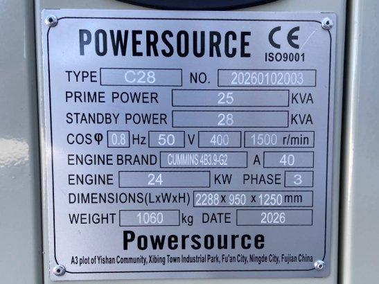 Cummins 4B3.9-G2 - 28 kVA Generator - DPX-19830 4B3.9-G2 - 28 kVA Generator - DPX-19830 2026 1 Generators image 53
