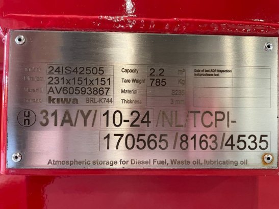 New Diesel Fuel Tank 2.200 Liter - DPX-31023 NEW Diesel Fuel Tank 2.200 Liter - DPX-31023 2025 1 image 50