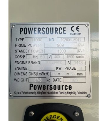 Hyundai DP222CC - 1000 kVA Generator - DPX-19859 DP222CC - 1000 kVA Generator - DPX-19859 2026 1 Generators image 6