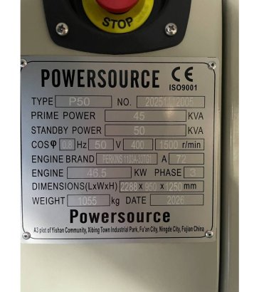 Perkins 1103A-33TG1 - 50 kVA Generator - DPX-19803 Perkins 1103A-33TG1 - 50 kVA Generator - DPX-19803 2026 1 Generators im...
