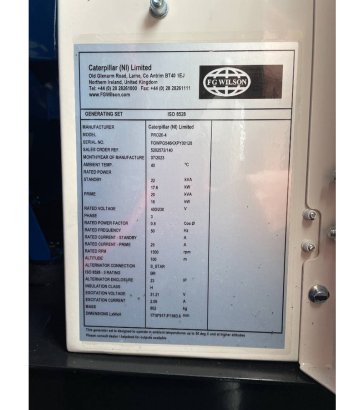 FG Wilson PRO20-4 - 20 kVA Genset Stage V - DPX-16041 FG Wilson PRO20-4 - 20 kVA Genset Stage V - DPX-16041 2025 1 Generat...