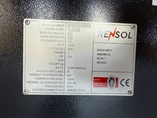 DPX CJ224E - 60 kVA Alternator - DPX-33904 DPX CJ224E - 60 kVA Alternator - DPX-33904 2025 1 Generators image 16