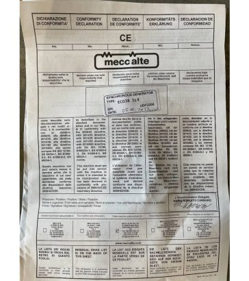 MeccAlte ECO38 - 300 kVA Alternator - DPX-25115 Meccalte ECO38 - 300 kVA Alternator - DPX-25115 2022 1 Generators image 27