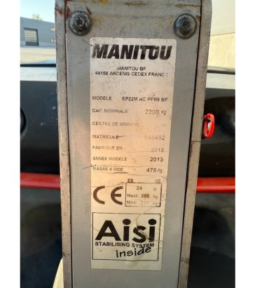 Manitou EP22M AC PFR9 SP EP22M AC PFR9 SP 2015 2 image 36
