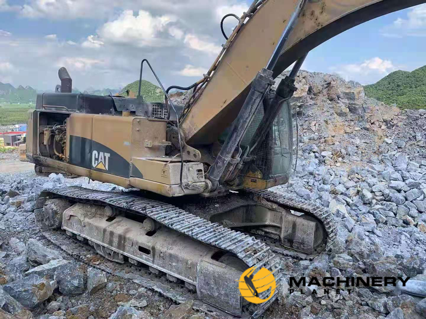 345C Caterpillar Used Crawler Excavator 35tons LOW PRICE image