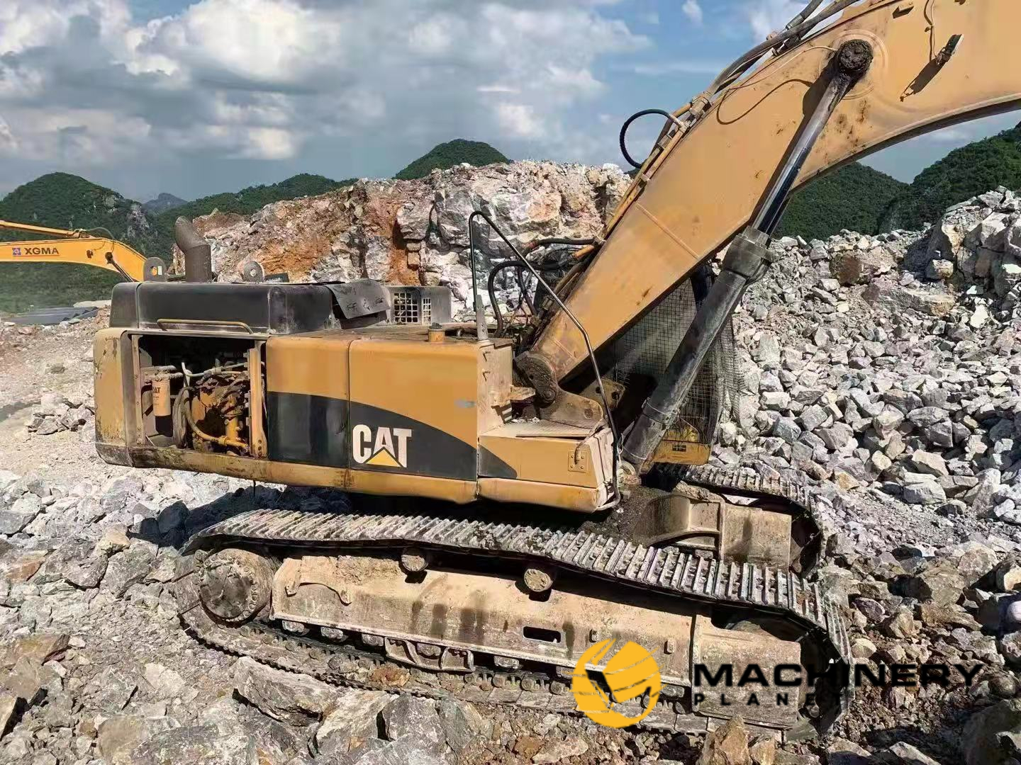 345C Caterpillar Used Crawler Excavator 35tons LOW PRICE image
