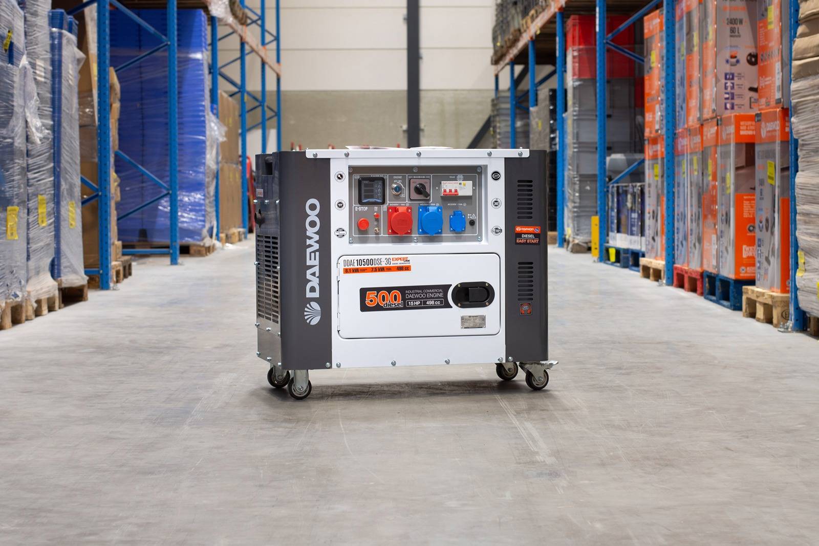 16x Generator Daewoo DDAE10500DSE-3G Diesel 8.1kVA New image