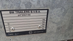 Flatbed Trailer BW Trailers 02T
