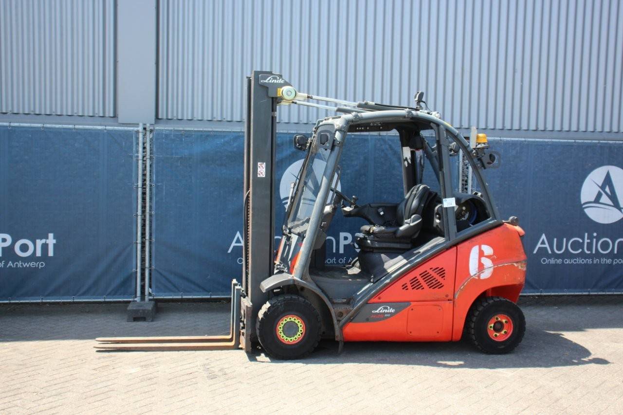 Forklift Linde H25T-02 LPG 2500kg 7.0m 2015 image