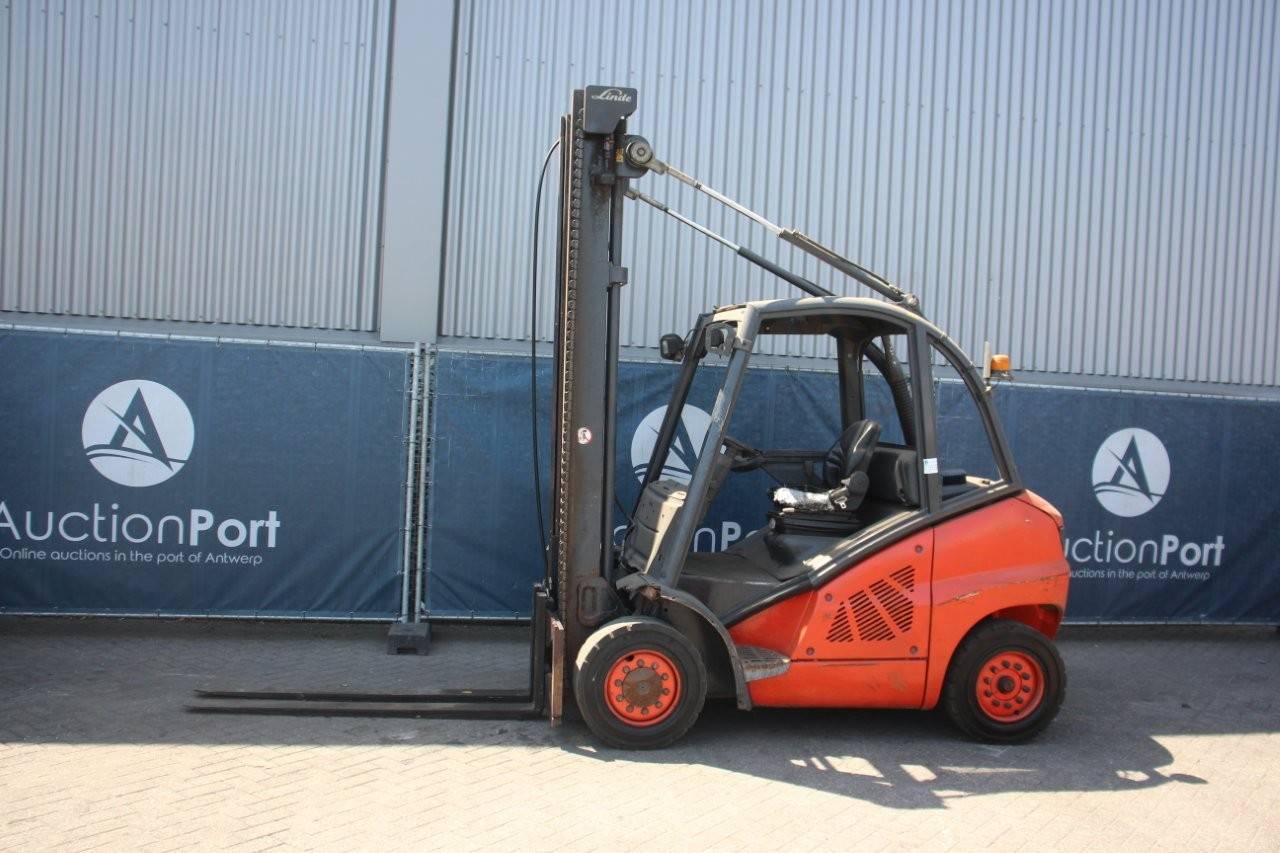 Forklift Linde H40D Diesel 4000kg 5.87m 2008 image