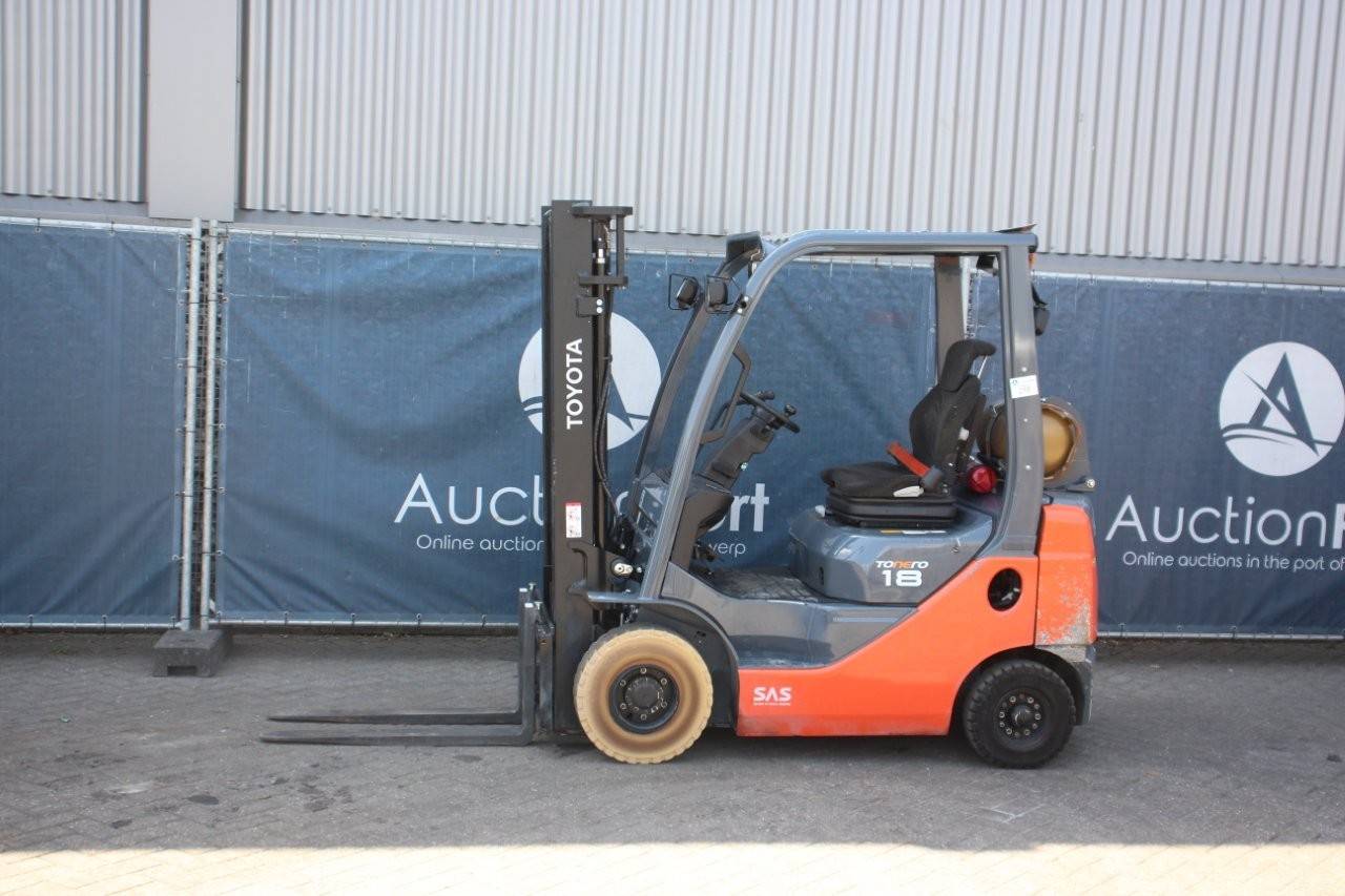 Forklift Toyota 02-8FGF18 LPG 1750kg 3.3m 2017 image