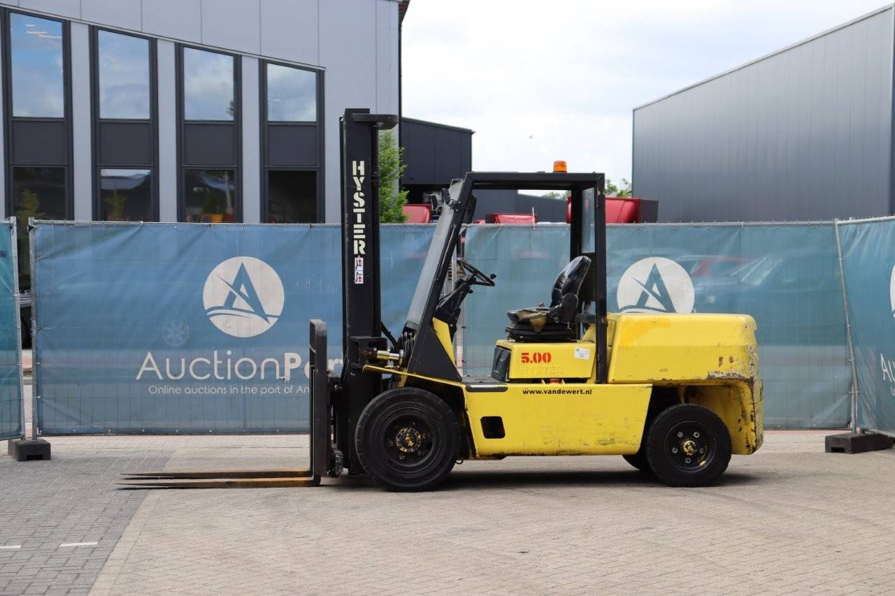 Forklift Hyster H5.00XL Diesel 5000kg 5.0m 1999 image