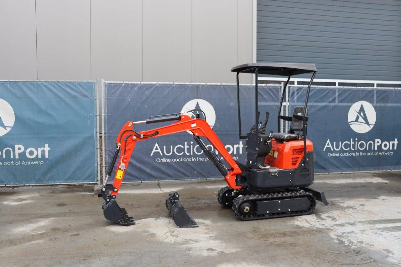 Mini excavator E10 swing boom Diesel 10hp 2024 New image