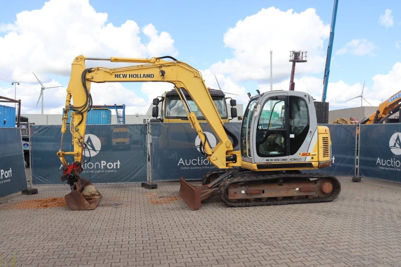 New Holland Kobelco E80-1ES Diesel Crawler Excavator 2008 image