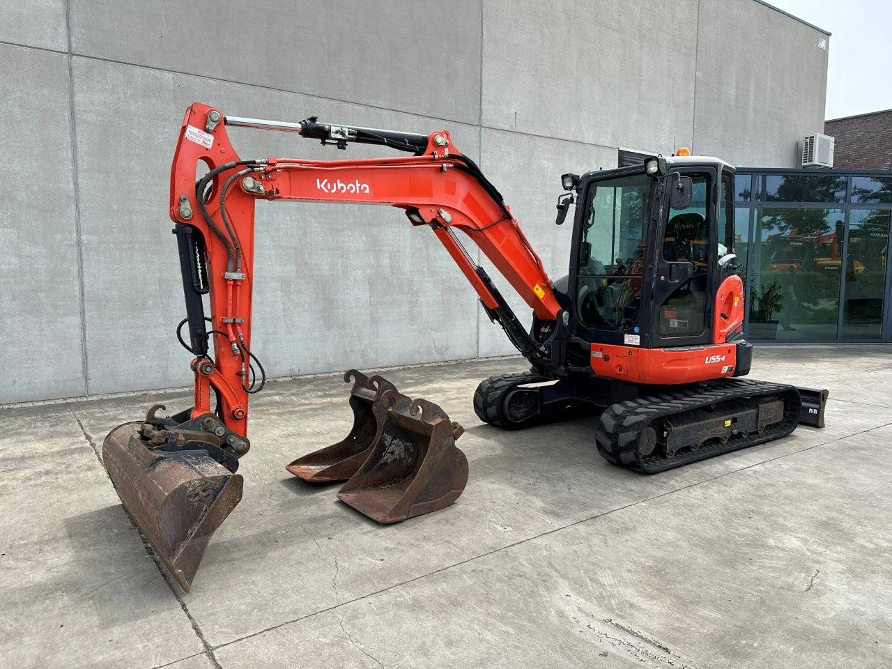 Crawler excavator Kubota U55-4 Diesel 2016 image