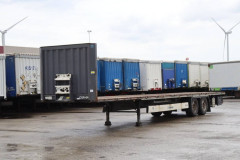 Flatbed trailer Krone SZ 2016