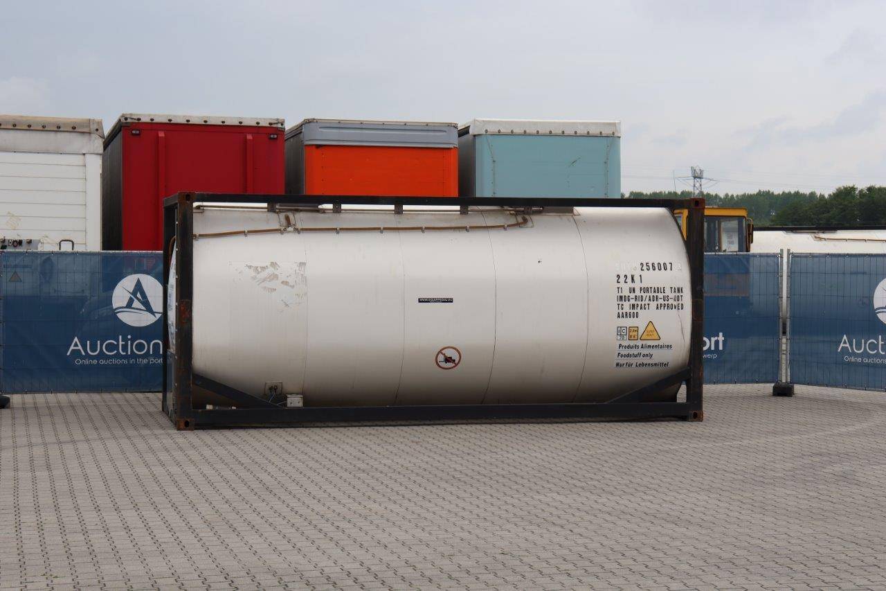 2015 SINGAMAS 20FT ISO TANK CONTAINER FOODGRADE image