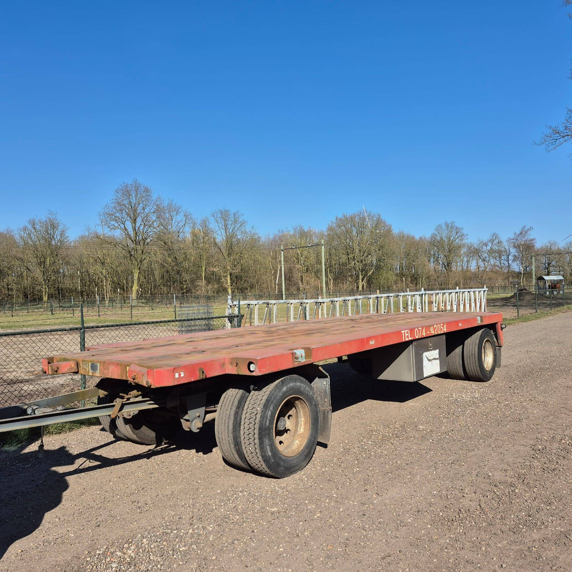 Flatbed trailer Lako A220A 1994 image