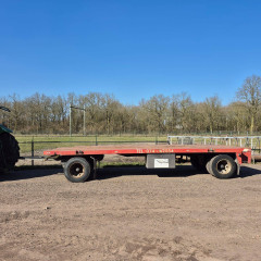 Flatbed trailer Lako A220A 1994