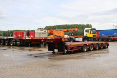 Broshuis 5ABSD-68/2 FIVE AXLE HYDRAULIC STEERED DOUBLE EXTENDABLE (27m) SEMI LOW LOADER