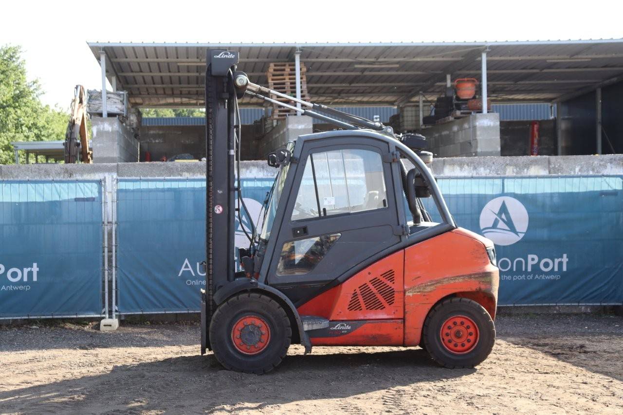 Forklift Linde H50D-02 Diesel 5000kg 5.0m 2013 image