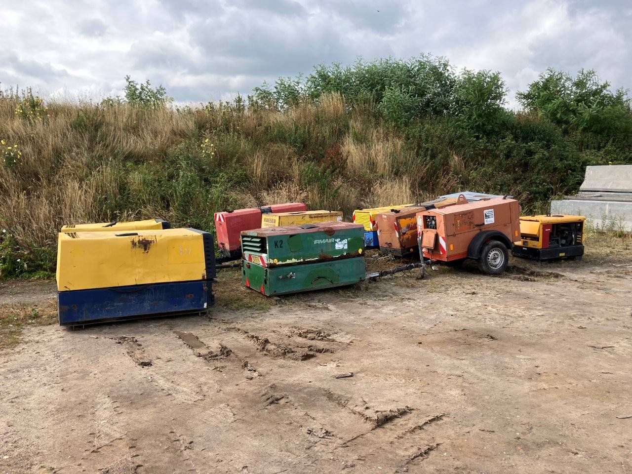 Lot of Compressors and Welding Machines image