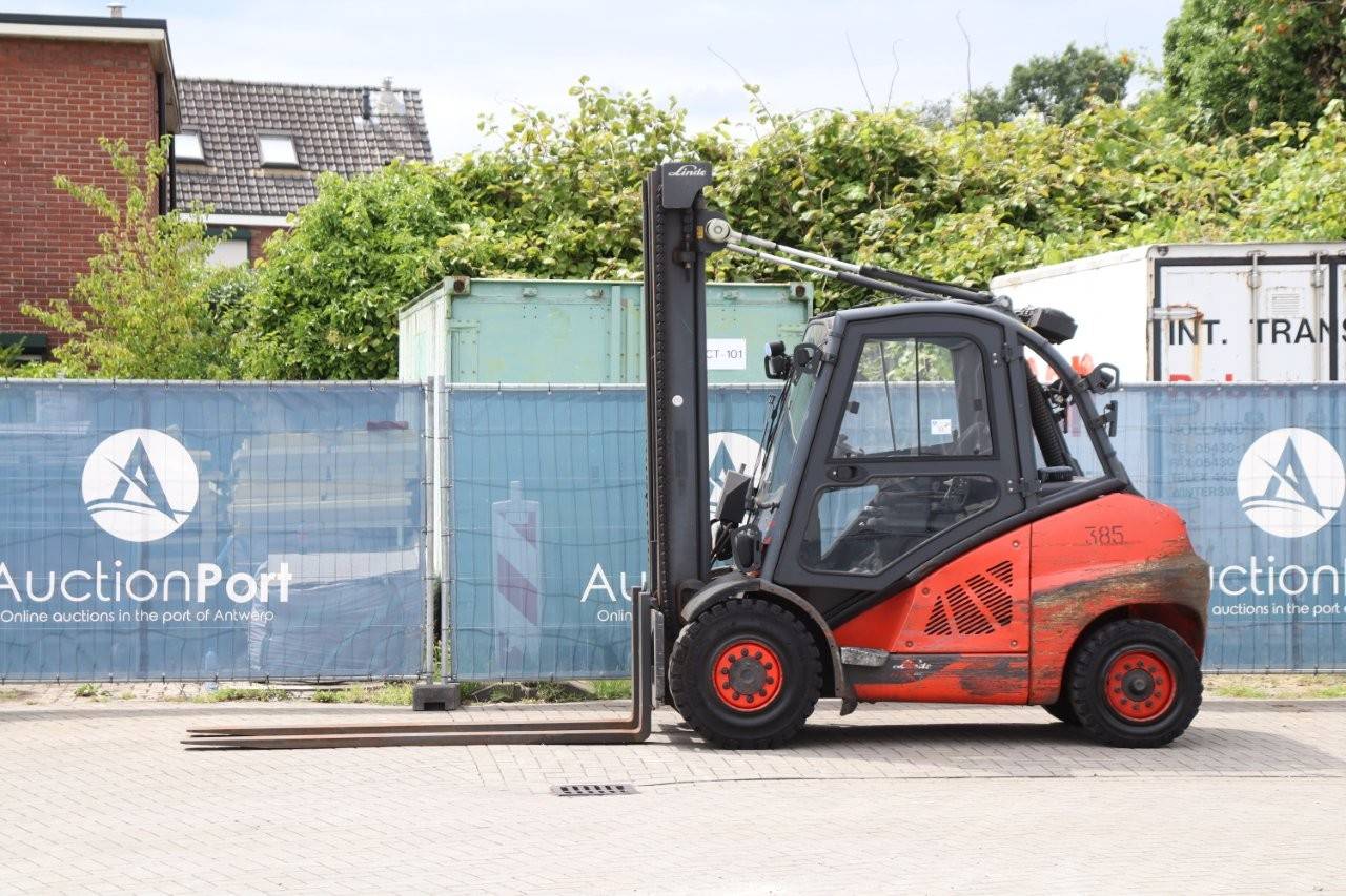 Forklift Linde H50D-02 Diesel 5000kg 5.0m 2017 image