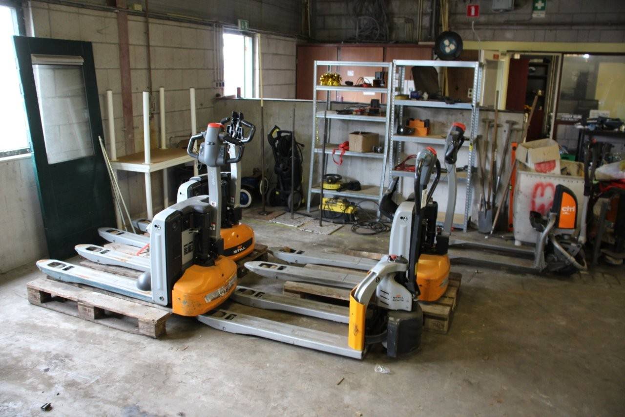 Lot of Pallet Trucks Still Electric image