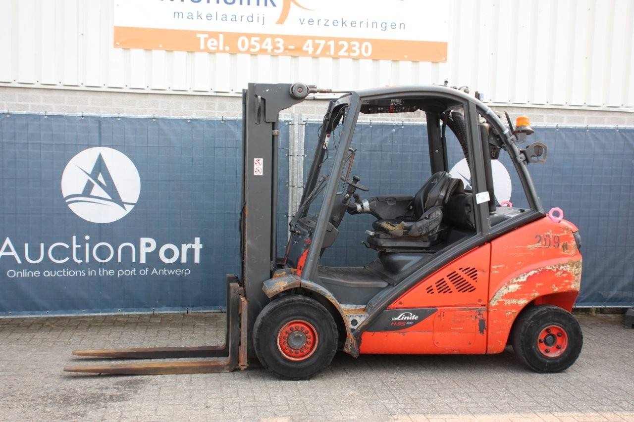 Forklift Linde H35D-02 Diesel 3500kg 4.95m 2020 image