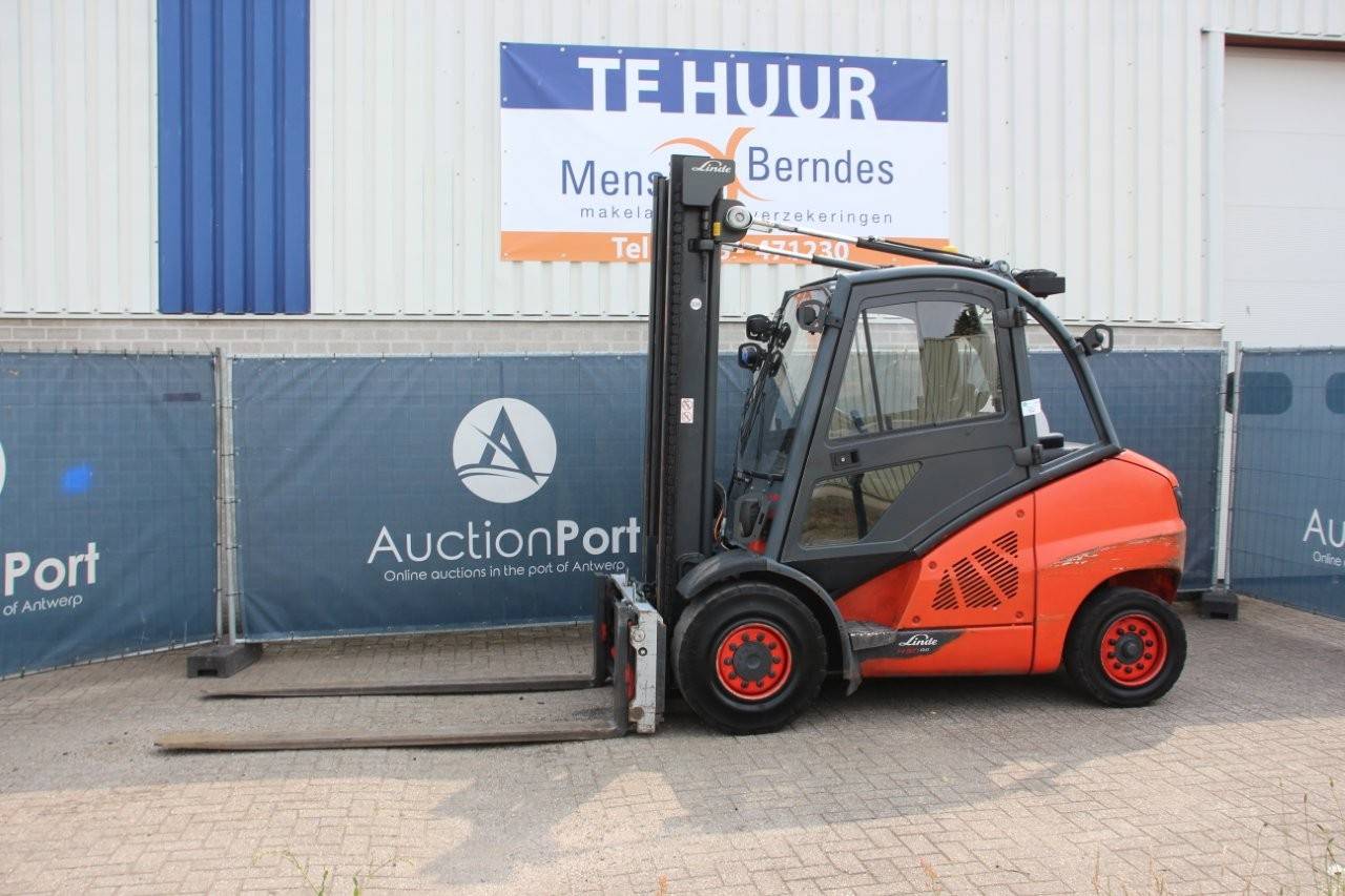 Forklift Linde H50D-02 Diesel 5000kg 4.0m 2016 image