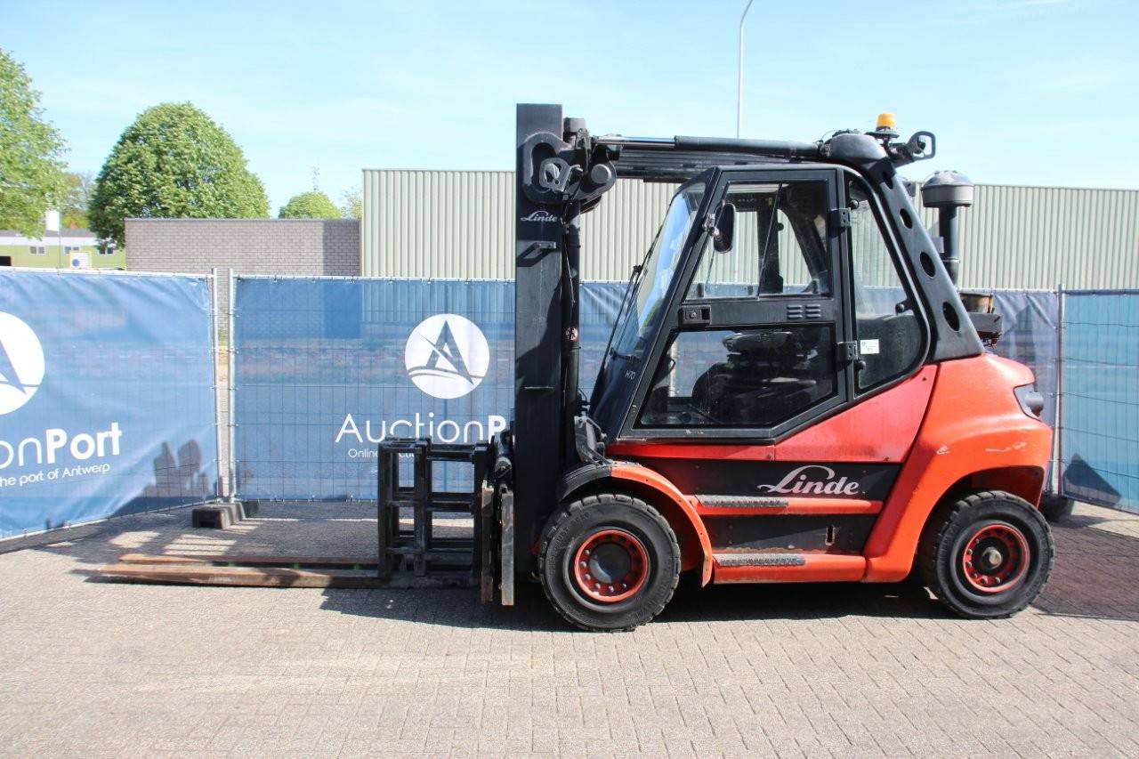 Forklift Linde H70D-02 Diesel 7000kg 2014 image