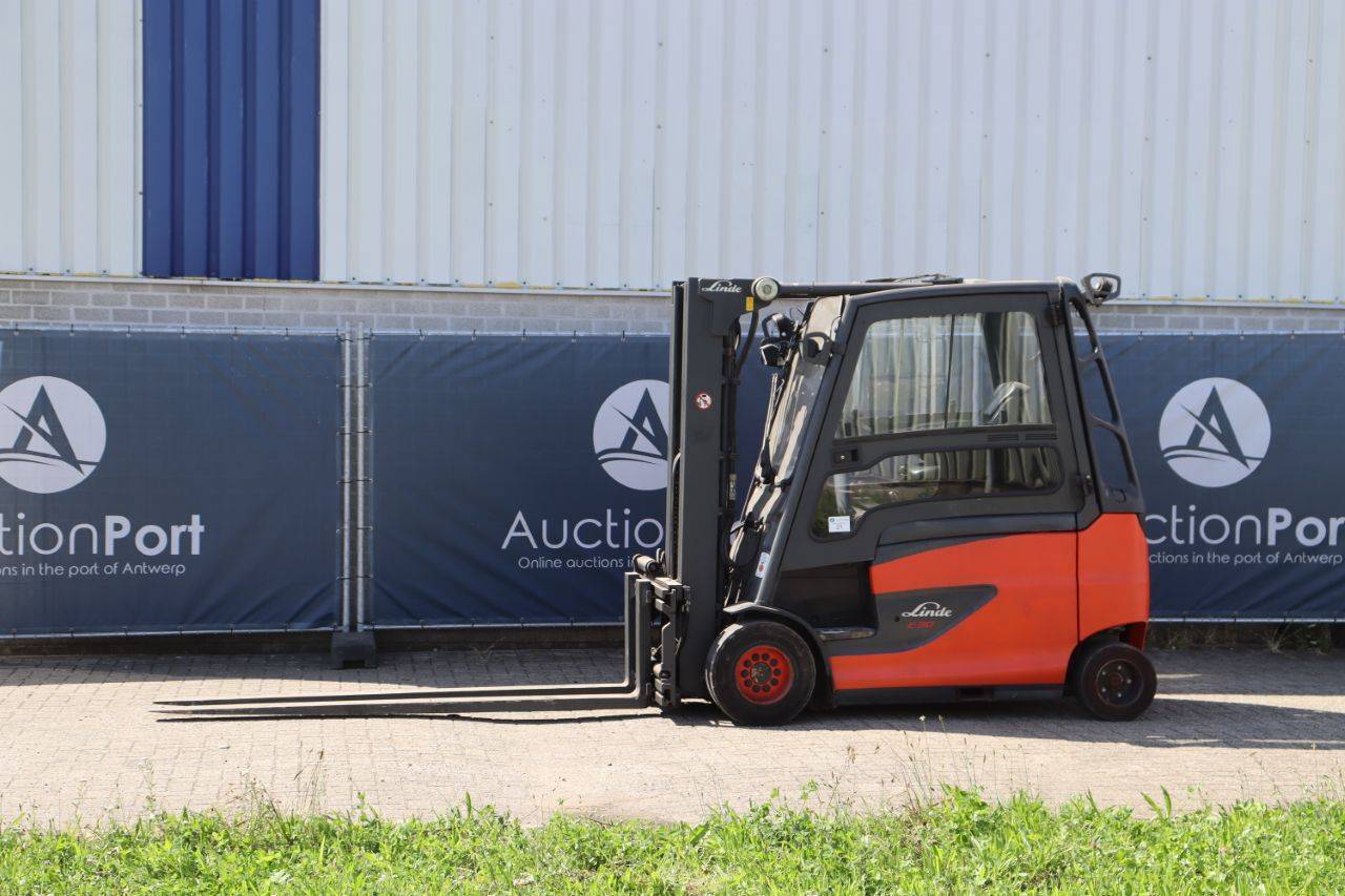 Forklift Linde E30HL-01/600 Electric 3000kg 4.5m 2013 image