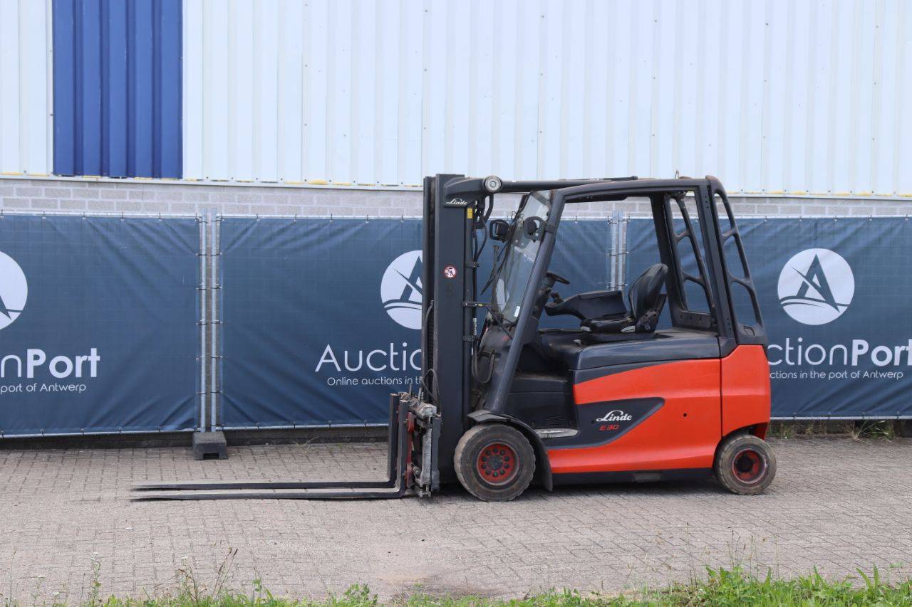 Forklift Linde E30HL-01/600 Electric 3000kg 5.0m 2015 image