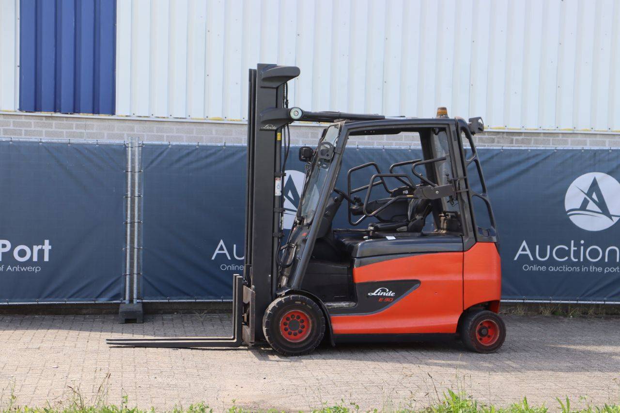 Forklift Linde E30HL-01/600 Electric 3000kg 4.0m 2017 image