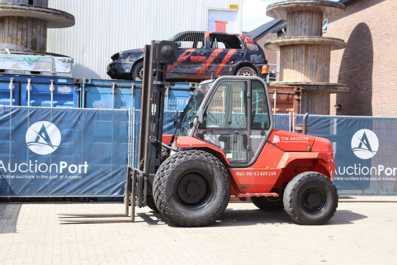 Manitou M30-4 Diesel 3000kg 5.5m Rough Terrain Forklift 2005 image