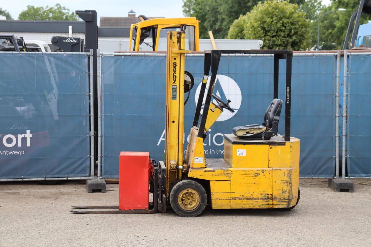 Forklift Saxby L358 Electric 1385kg 3.3m 1991 image