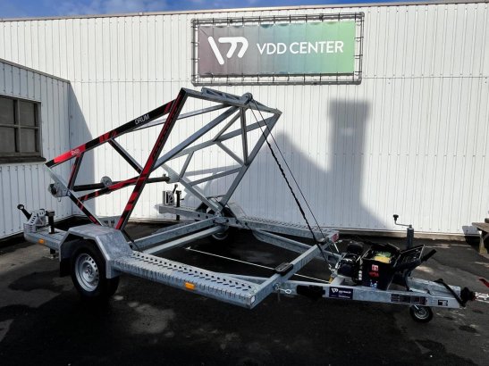 Cable Reel Trailer Tano 1500kg 2.60x1.74m Tano Kabeltrommel 2 Flatbed open trailers image 7