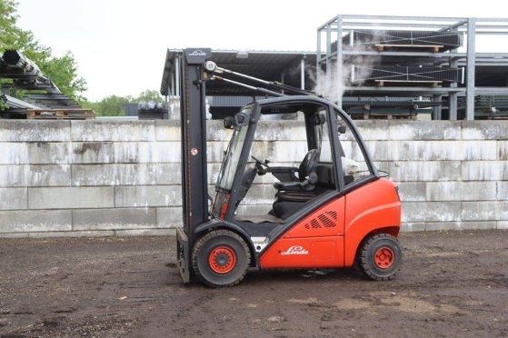 Forklift Linde H30 LPG 3000kg 5.2m 2008 H30T 2008 2 Rough Terrain Forklift image 16