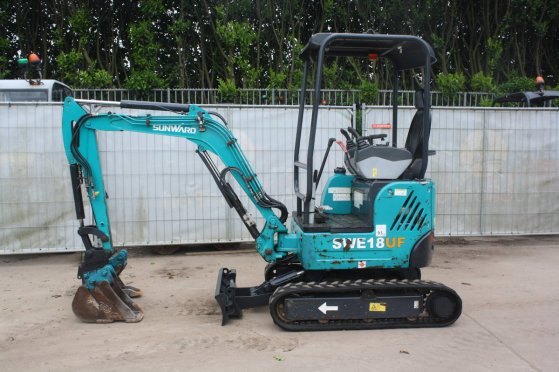 Mini excavator Sunward SWE18UF Diesel 13.4kW 2021 Sunward SWE18UF 2021 2 image 16