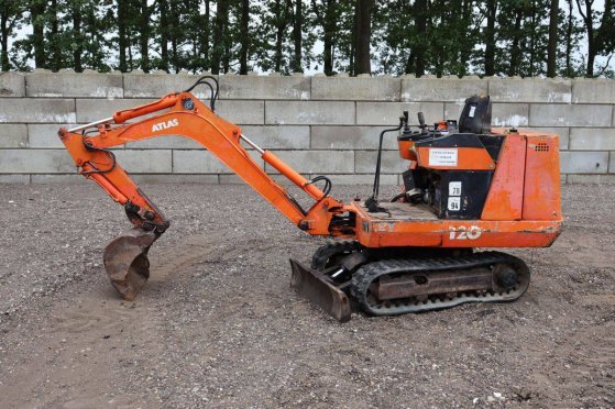 Mini excavator Atlas 120 Diesel 36.5kW 1990 120 1990 2