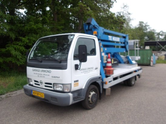 Nissan Cabstar Diesel Self-propelled Aerial Platform 17.8m 2004 Cabstar 2004 2