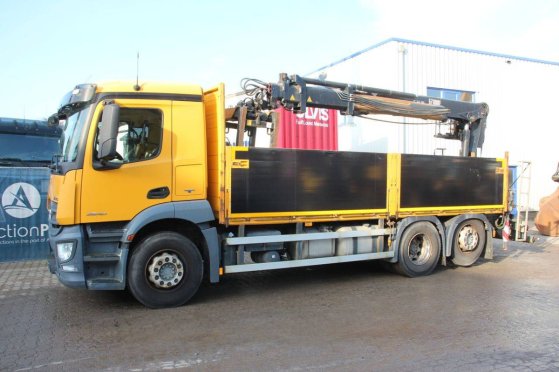 Crane truck Mercedes-Benz Antos 2540 Diesel 2014 Mercedes-Benz Antos 2540 2014 2 Crane trucks