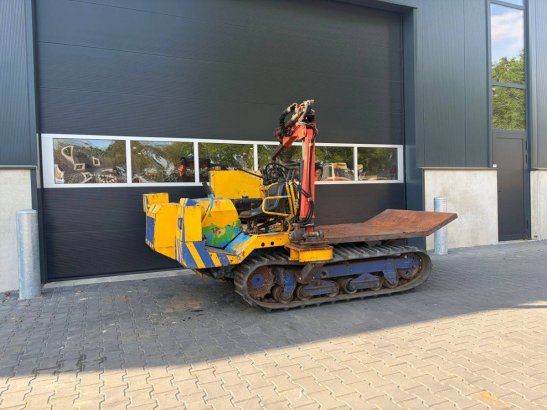 Tracked dumper Yanmar Diesel with palfinger crane 2 Tracked Dumpers image 15