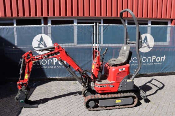 Mini excavator Yanmar SV08 Diesel 2014 923 2014 2