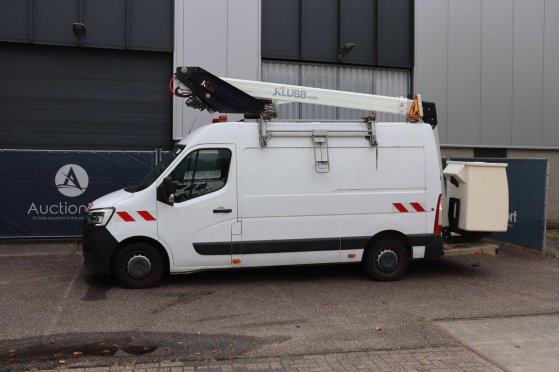 Truck mounted aerial platform Renault Master KLUBB KL32 Diesel 145hp 12.5m 2021 Master KLUBB KL32 2021 2