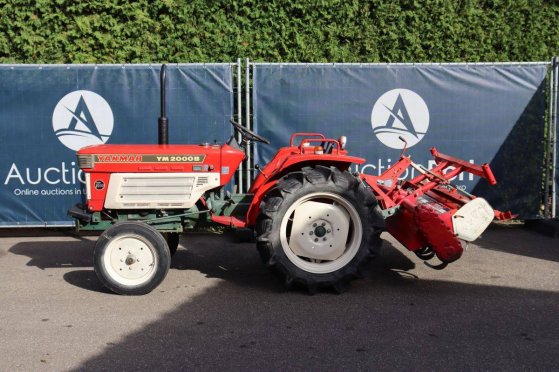 Mini tractor Yanmar YM 2000B Diesel 24hp with cultivator YM2000B 2 image 16