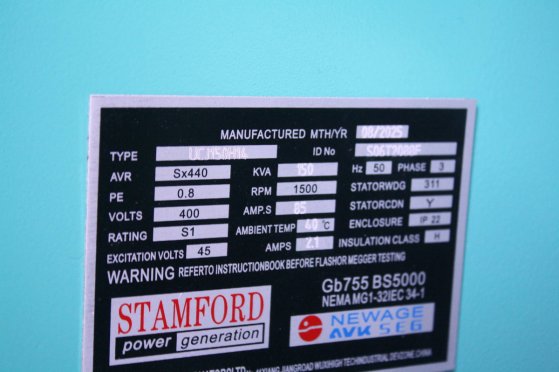 Stamford UCJ150H14 Diesel Generator 150kVA 2025 New Stamford UCJ150H14 2025 1 Generators image 10